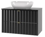 MEGSTYL SZAFKA ARCOS-07 CZARNY MAT 80 3855