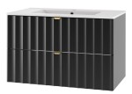 MEGSTYL SZAFKA ARCOS-07CZARNY MAT 80 3914