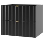 MEGSTYL SZAFKA POD UMYWALKĘ ARCOS-06 CZARNY MAT 60 2514