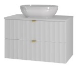 MEGSTYL SZAFKA ARCOS-07BIAŁY Y MAT 80 3854