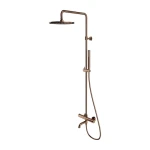 OMNIRES Y termostatyczny system wannowy natynkowy miedź połysk