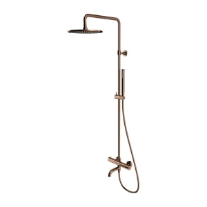 OMNIRES Y termostatyczny system wannowy natynkowy miedź połysk