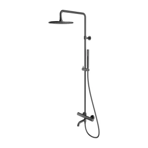 OMNIRES Y termostatyczny system wannowy natynkowy grafit