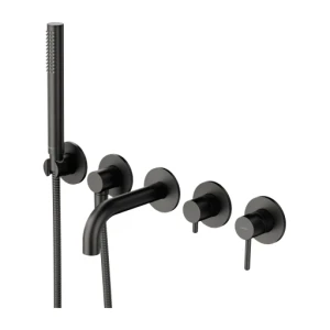 OMNIRES Y bateria wannowa 5-otworowa podtynkowa grafit