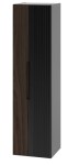MEGSTYL SZAFKA AVELLA-03 CZARNY MAT ORZECH 130 1D 2425