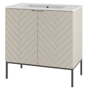 MEGSTYL SZAFKA ASPEN -08 CASHMERE 80 CZARNY STELAŻ 3906