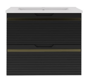 MEGSTYL SZAFKA VESPER-02 CZARNY MAT 60 3773
