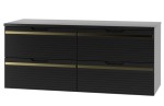 MEGSTYL SZAFKA VESPER-02 CZARNY MAT 120 3431