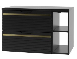 MEGSTYL SZAFKA VESPER-02 CZARNY MAT 80 3698