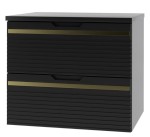 MEGSTYL SZAFKA VESPER-02 CZARNY MAT 60 3598