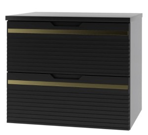 MEGSTYL SZAFKA VESPER-02 CZARNY MAT 60 3598