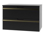 MEGSTYL SZAFKA VESPER-01 CZARNY MAT 80 3838