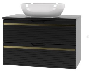 MEGSTYL SZAFKA VESPER-01 CZARNY MAT 80 3868