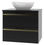 MEGSTYL SZAFKA VESPER 02 CZARNY MAT 60 3640