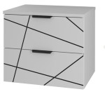 MEGSTYL SZAFKA WOOD -02 BIAŁY MAT 60 3599