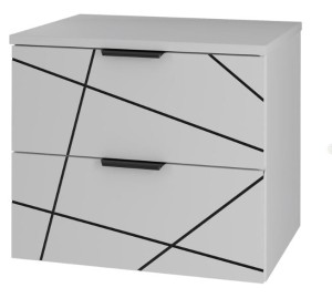 MEGSTYL SZAFKA WOOD -02 BIAŁY MAT 60 3599