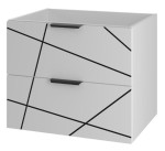 MEGSTYL SZAFKA POD UMYWALKĘ WOOD -02 BIAŁY MAT 60 2573