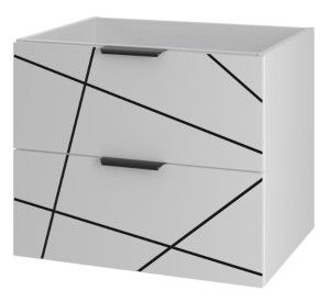 MEGSTYL SZAFKA POD UMYWALKĘ WOOD -02 BIAŁY MAT 60 2573