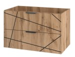 MEGSTYL SZAFKA POD UMYWALKĘ WOOD -01 DĄB WOTAN  80 2644