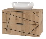 MEGSTYL SZAFKA WOOD -01 DĄB WOTAN 80 3870