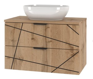MEGSTYL SZAFKA WOOD -01 DĄB WOTAN 80 3870