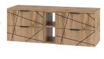 MEGSTYL SZAFKA WOOD -02 DĄB WOTAN 140 3488