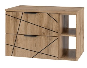 MEGSTYL SZAFKA WOOD -02 DĄB WOTAN 80 3700