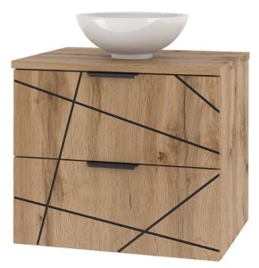 MEGSTYL SZAFKA WOOD -02 DĄB WOTAN 60 3644