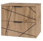 MEGSTYL SZAFKA WOOD -02 DĄB WOTAN 60 3600