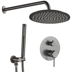 REA P8958 Zestaw natryskowy podtynkowy Lungo Grip Tytan + BOX