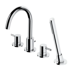 OMNIRES Y bateria wannowa 4-otworowa chrom połysk