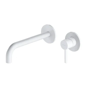 OMNIRES  Y  element natynkowy baterii umywalkowej podtynkowej z długą wylewką  biały mat