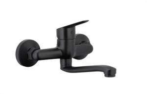 KFA ARMATURA KRAKÓW SPARC BLACK bateria umywalkowa ścienna