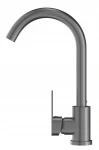 GRANITAN Bateria kuchenna gun grey metalik kran prestige