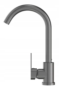 GRANITAN Bateria kuchenna gun grey metalik kran prestige