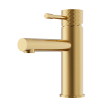GRANITAN BATERIA UMYWALKOWA BRUSHED GOLD NISKA ŁAZIENKOWA NOWOCZESNY KRAN GLAMI