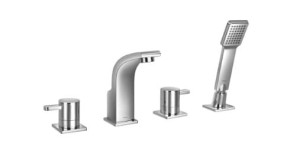 OMNIRES DARLING bateria wannowa 4-otworowa chrom