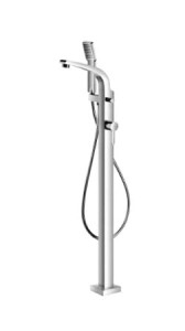 OMNIRES DARLING bateria wannowa wolnostojąca chrom