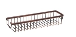 OMNIRES UNI koszyk prysznicowy, 36 x 7 x 11 cm miedź antyczna szczotkowana 