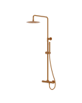 LAVITA Natynkowy zestaw prysznicowy z deszczownicą Orion Brushed Copper