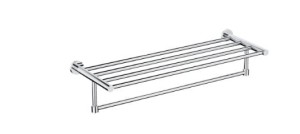 OMNIRES MODERN PROJECT półka na ręczniki, 60 cm chrom połysk