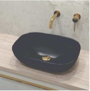 AQUAFORM Umywalka nablatowa MALAGA NERO