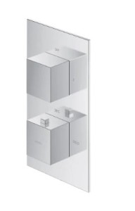 OMNIRES FRESH element natynkowy termostatycznej baterii prysznicowo-wannowej podtynkowej chrom połysk