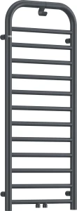 DEANTE SILIA Grzejnik łazienkowy - wysokość 121 cm titanium mat
