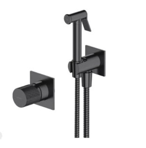 OMNIRES CONTOUR system bidetowy podtynkowy antracyt szczotkowany