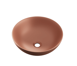 EXCELLENT Luqa umywalka nablatowa 40 cm okrągła, terracotta mat