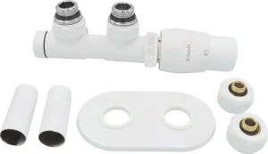 DEANTE  Zawór termostatyczny do grzejnika łazienkowego - prawy bianco