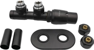 DEANTE  Zawór termostatyczny do grzejnika łazienkowego - prawy nero