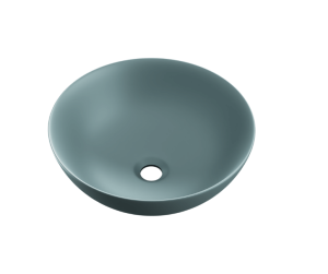 EXCELLENT Luqa umywalka nablatowa 40 cm okrągła, mint blue mat