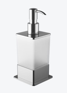 EXCELLENT Riko dozownik do mydła w płynie stojący, chrom